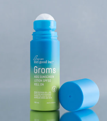 Groms Kids Sunscreen Lotion SPF50 Roll On