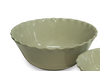 Cleo Wavy Sage Speckle Serveware