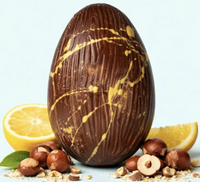 Easter Gourmet Egg | Yuzu & Hazelnut, Vegan Dark Chocolate