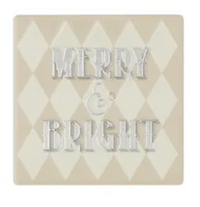 Merry Sparkle Ceramic Coaster