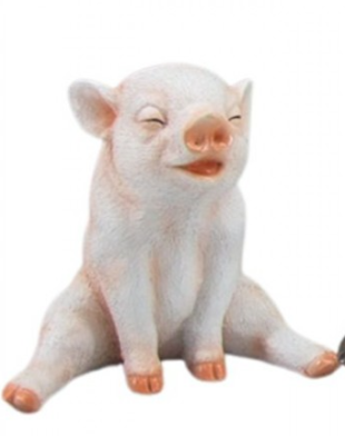 Resin Farm Animals Yoga Statue