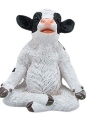 Resin Farm Animals Yoga Statue