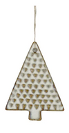 Tree Ornaments Ceramic | White