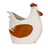 Fat Chooks Metal White/Rust