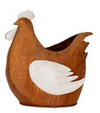 Fat Chooks Metal White/Rust