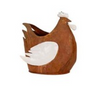 Fat Chooks Metal White/Rust