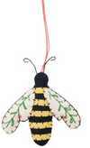 Bees Fabric Hanging Decoration Yellow & Black