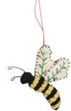 Bees Fabric Hanging Decoration Yellow & Black