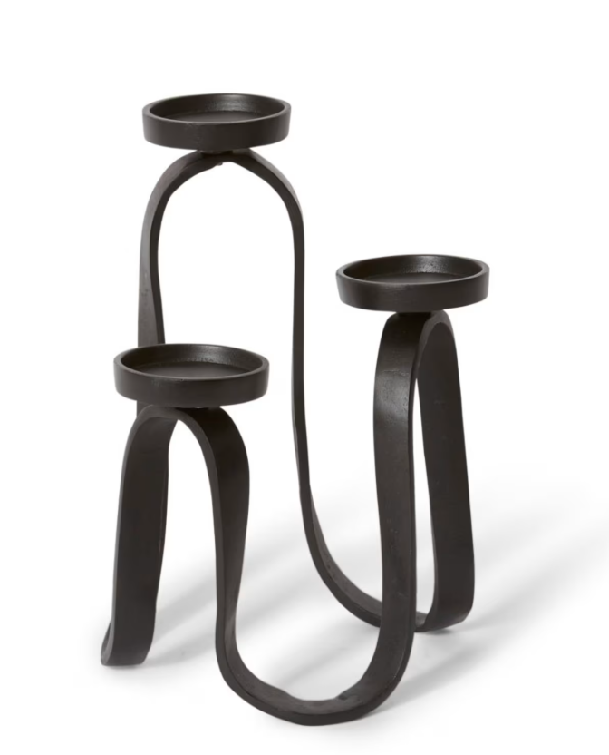 Una Candle Holder | Black