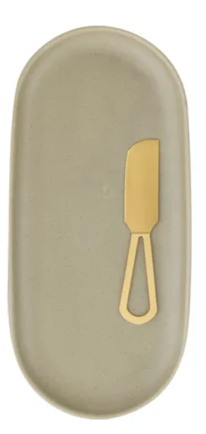 Dawn 2pc Plate & Knife