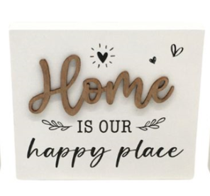 Family, Home, Love Wooden Plaques