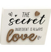 Family, Home, Love Wooden Plaques