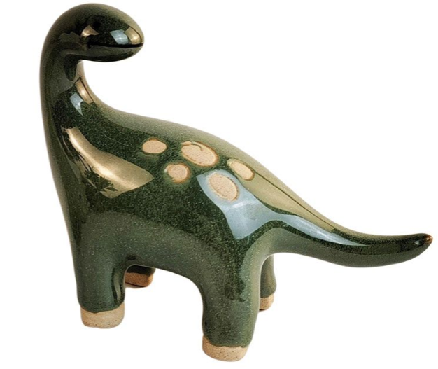 Dinosaur Pot Hanger Green 9cm