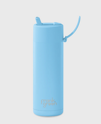 Ceramic Reusable Bottle with Flip Straw Lid | 20oz 595ml