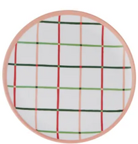 Plaid Melamine Plate