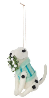Loyal Dog Felt Hanging Ornament