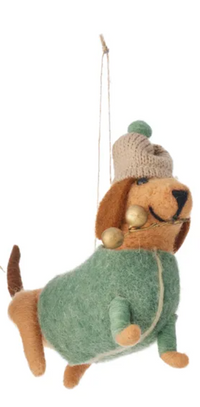 Gift Dog Ornament Felt