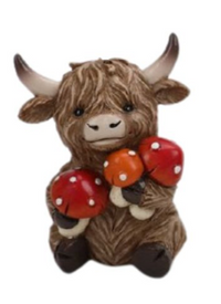 Mini Highland Cow Figurines