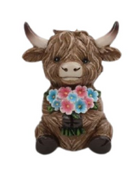 Mini Highland Cow Figurines