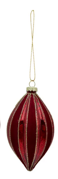 Festive Bauble | Glass Red
