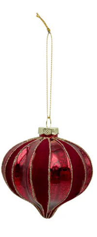 Festive Bauble | Glass Red