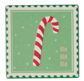 Xmas Stamp Ceramic Coaster
