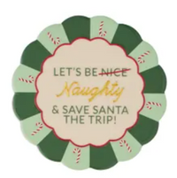 Xmas Cocktail Ceramic Coaster