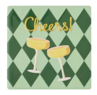 Xmas Cocktail Ceramic Coaster