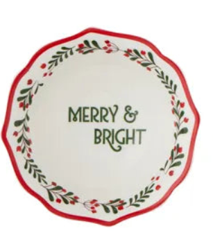 Berry Bowl Ceramic | Red/Green