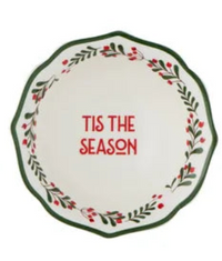 Berry Bowl Ceramic | Red/Green