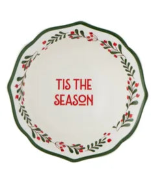 Berry Bowl Ceramic | Red/Green