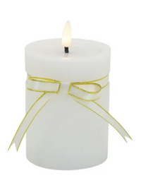Pillar LED Wax Candle 7.5x10cm