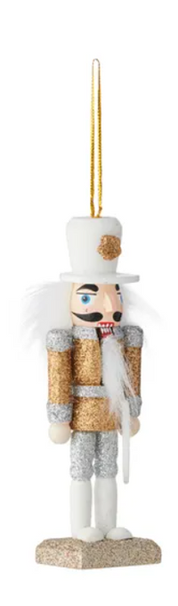 Dashing Nutcracker Wood | Gold/White