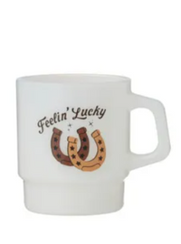 Rodeo Glass Mug | Ivory
