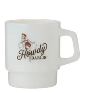 Rodeo Glass Mug | Ivory