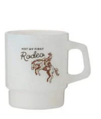 Rodeo Glass Mug | Ivory