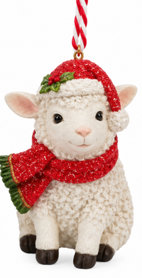 Resin Xmas Farm Animal Ornaments