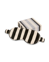 Silk Eyemask | Vanilla Bean Stripes