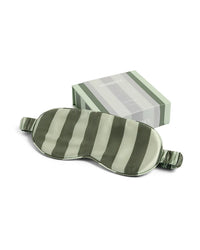 Silk Eyemask | Wasabi Stripes