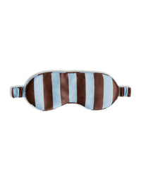 Silk Eyemask | Iced Chocolate Stripes