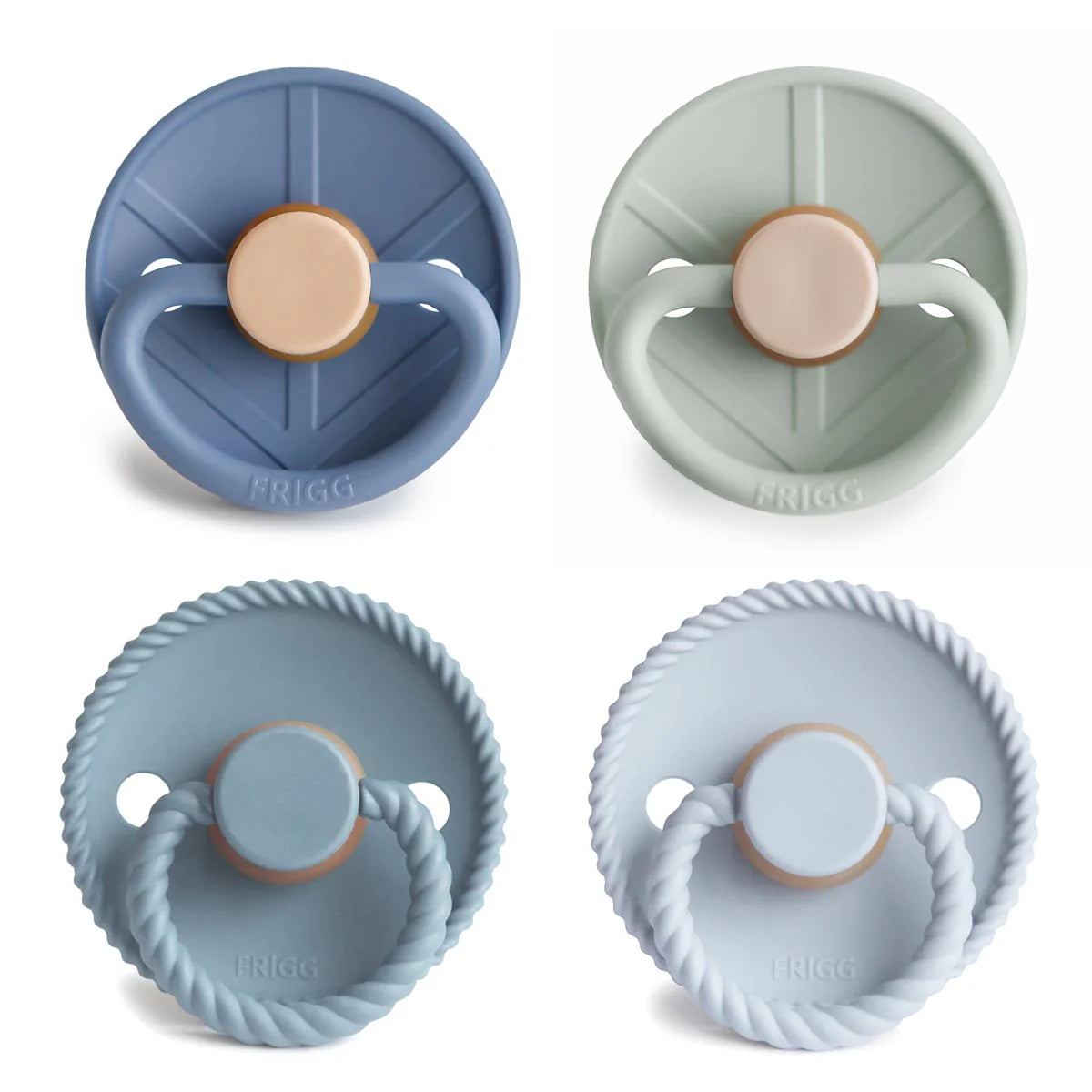 Frigg Multi Pacifier 4 Pack Latex | Size 2