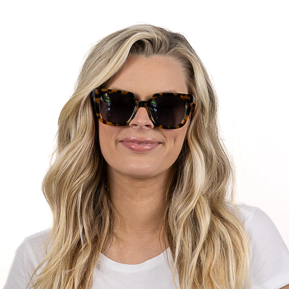 Harper Honey Tort | Bio Acetate Tortoise Frame l Brown Graduated Polarised Lens