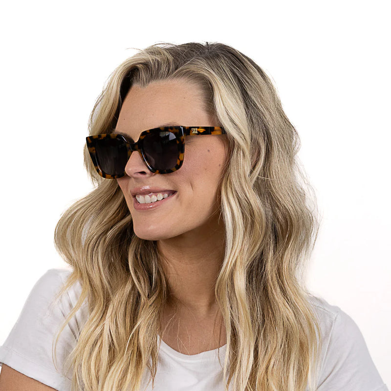 Harper Honey Tort | Bio Acetate Tortoise Frame l Brown Graduated Polarised Lens