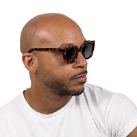 Harper Honey Tort | Bio Acetate Tortoise Frame l Brown Graduated Polarised Lens