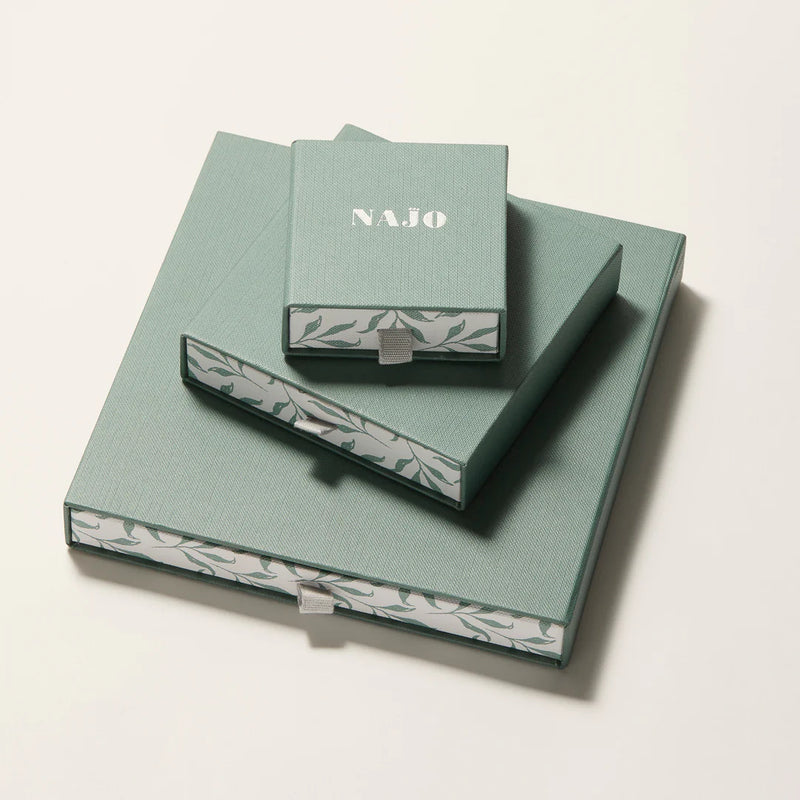 Shard Double Disk Two Tone Stud Earring