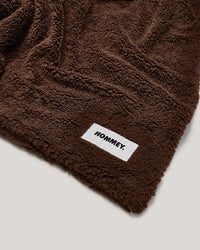 Faux Fur Throw Blanket | Chocolate