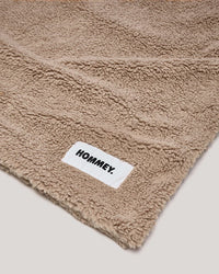 Faux Fur Throw Blanket | Warm Grey