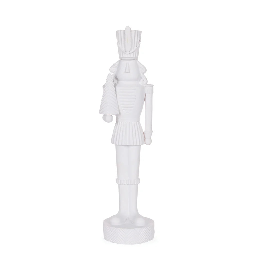 White Nutcracker With Tree
