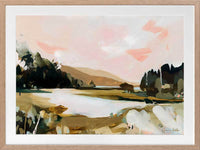 Lythwood Lake | Oak Frame Art Print