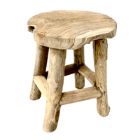 Lesung Timber Round Stool